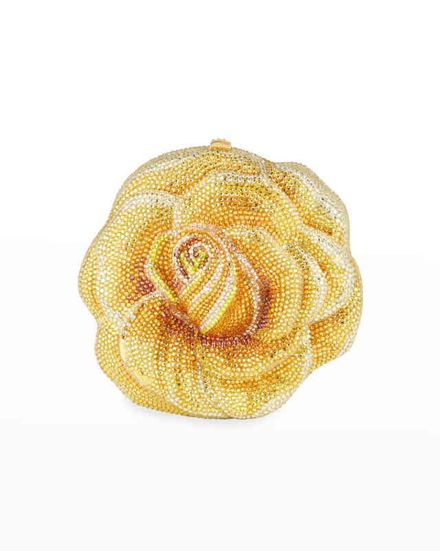 Rose Sunflare Austrian Crystal Clutch Bag